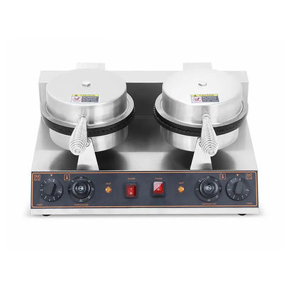 ホテルの必需品 2400W 商用焼肉器 アイスクリームコーンマシン ワッフルコーンメーカー